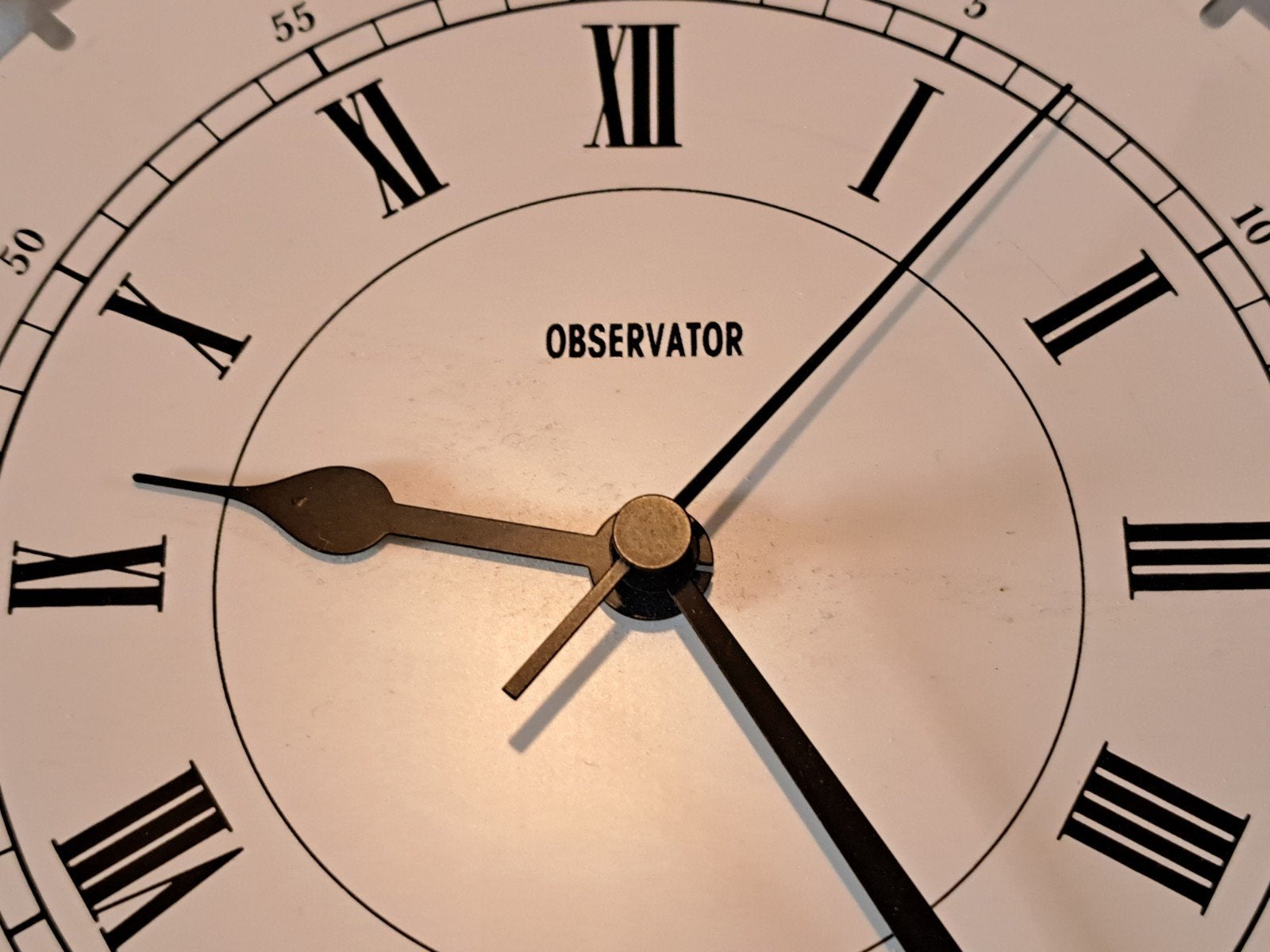 Wijzerplaat Observator Romeinse Cijfers Made in Germany, Ophalen of Verzenden