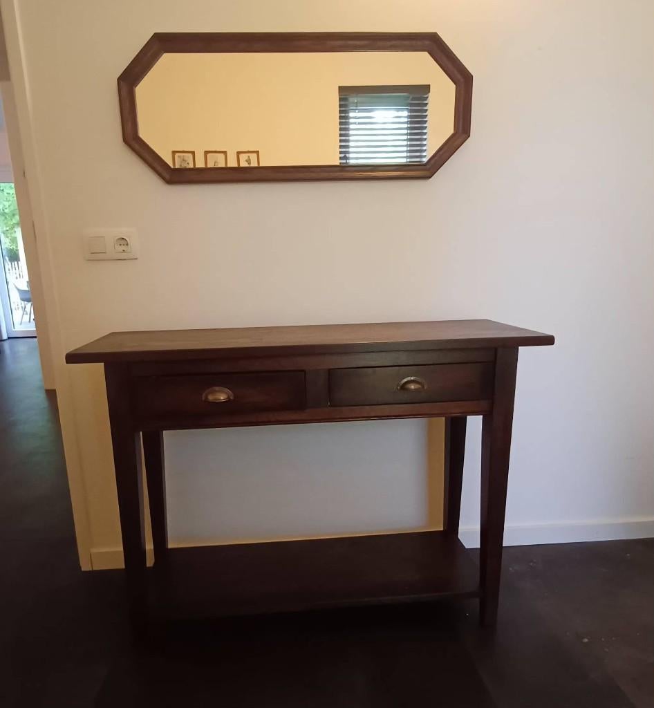 Sidetable, Huis en Inrichting, Tafels | Sidetables, Ophalen, 100 tot 150 cm, Eikenhout, Zo goed als nieuw