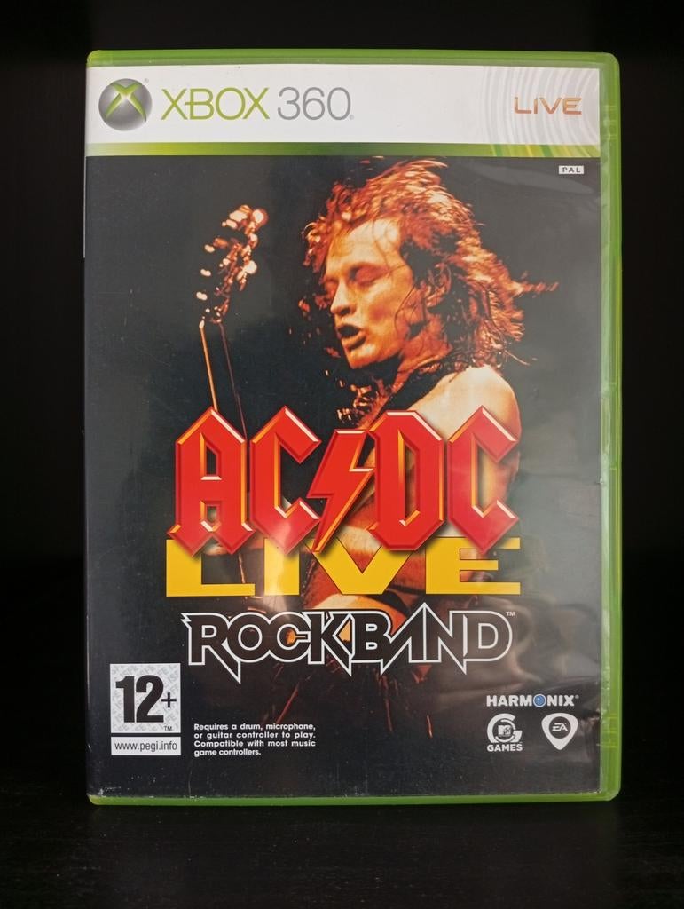 AC/DC Live Rock Band Xbox 360, Muziek, Gebruikt, Ophalen of Verzenden, 3 spelers of meer