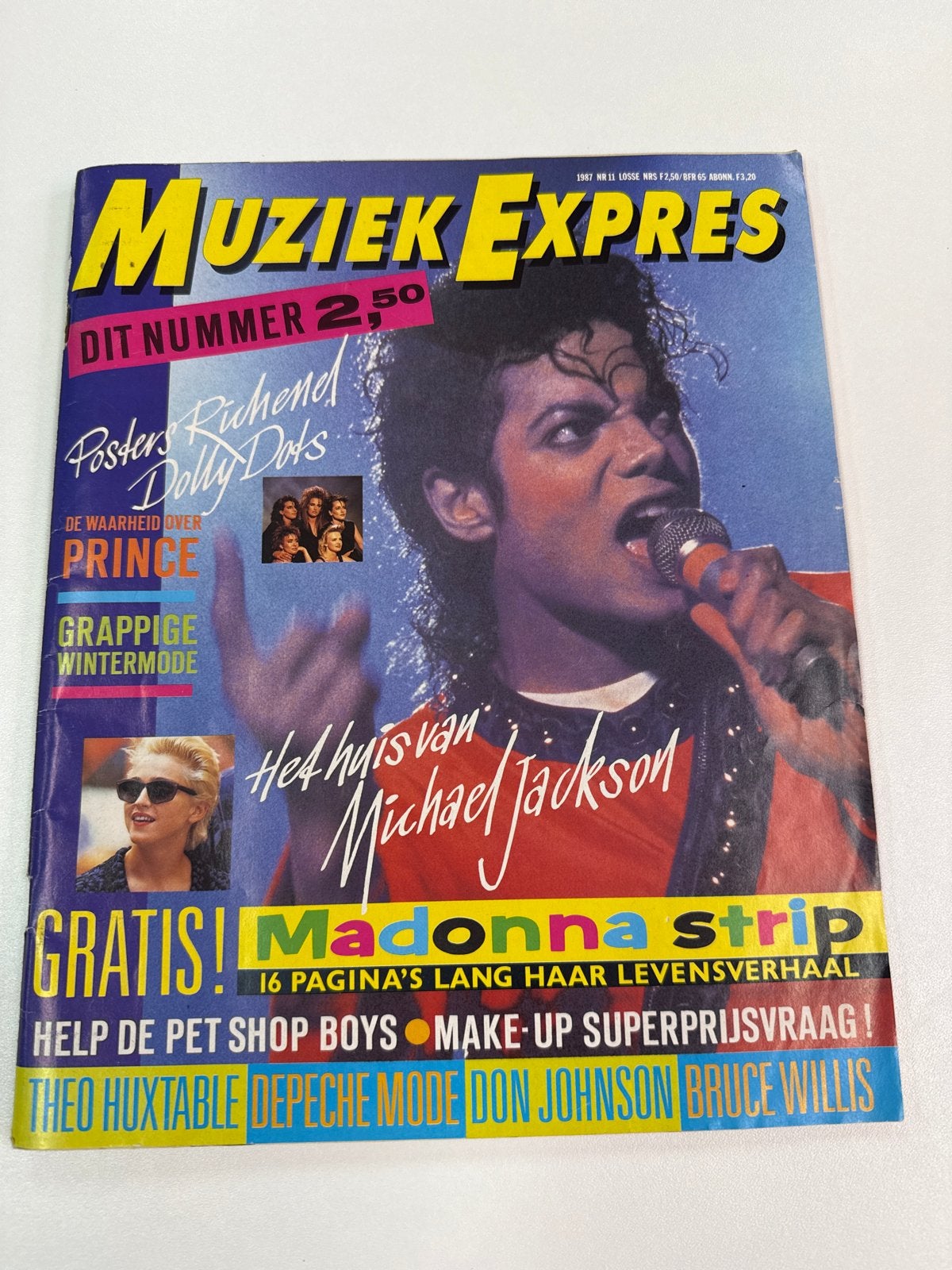 Muziek Expres 1987, Ophalen of Verzenden, Gelezen, Artiest