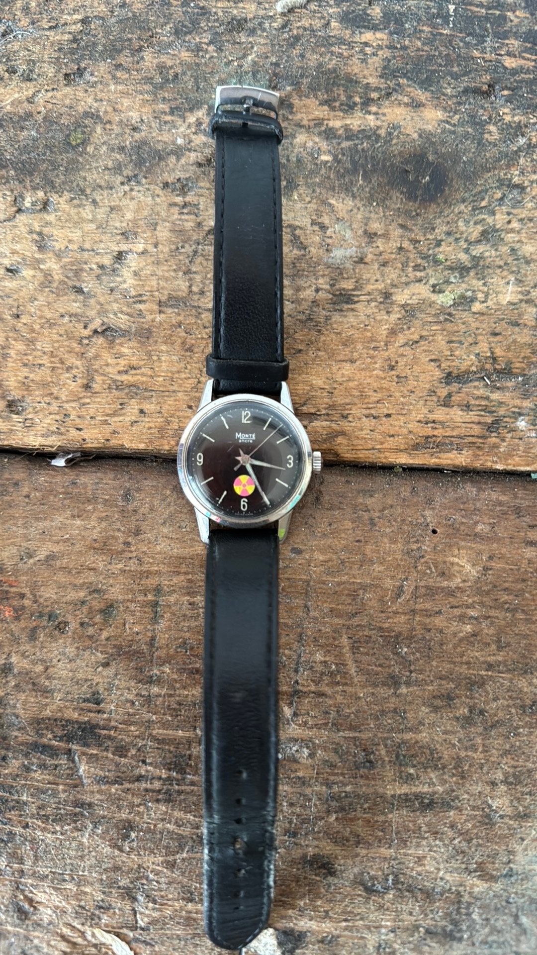 Apart vintage ancre horloge opwind, Ophalen of Verzenden, Staal, Overige merken