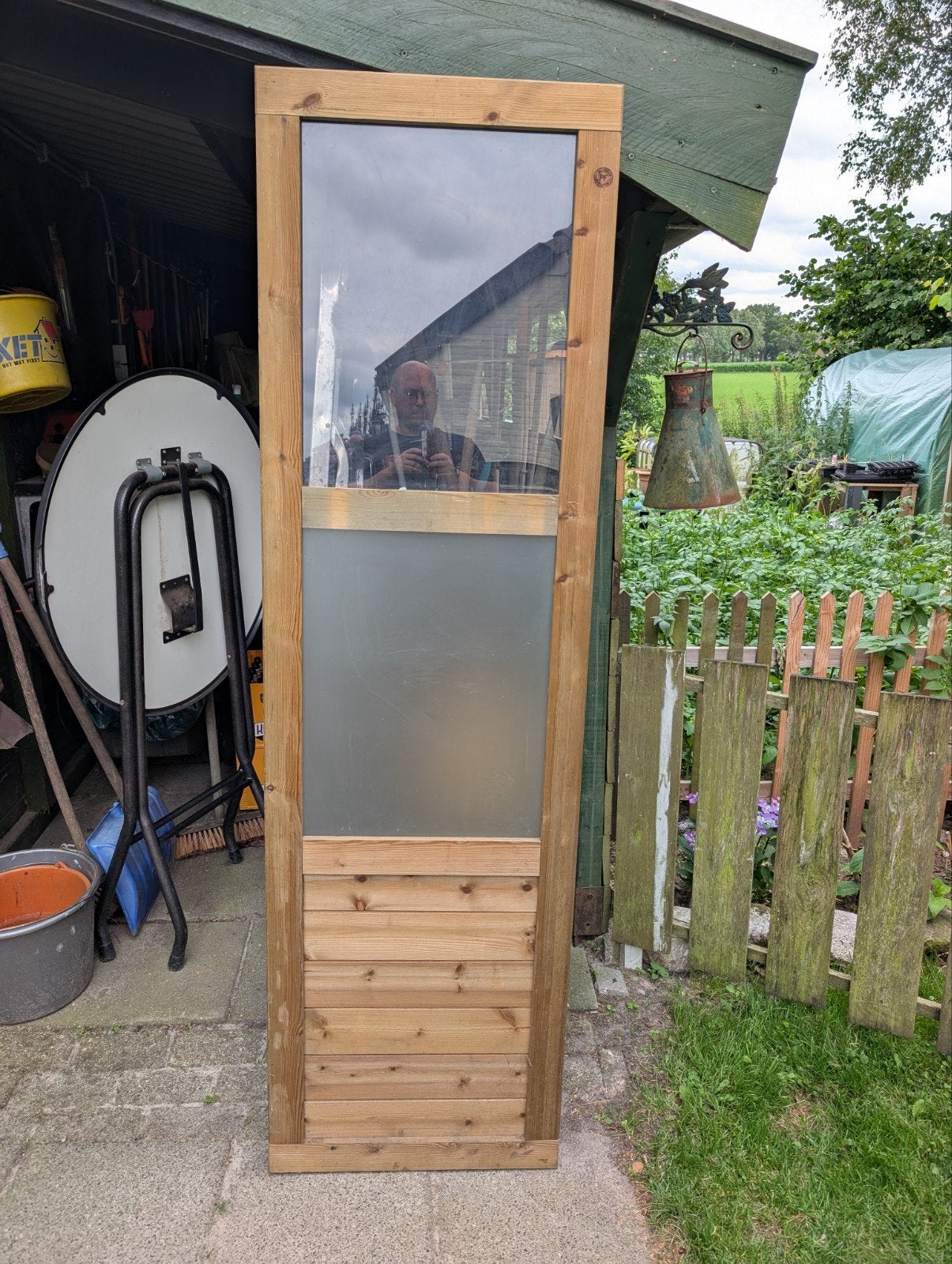 2 Wandpanelen 57 x 193 cm, Tuin en Terras, Ophalen, Gebruikt, Minder dan 3 meter