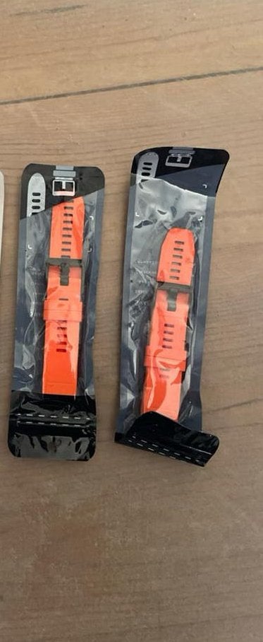 Nieuw Quick-Fit bandje 22mm (silicone) - MyGarminStraps, Verzenden, Nieuw, Bandje, Garmin quick fix 22mm breed