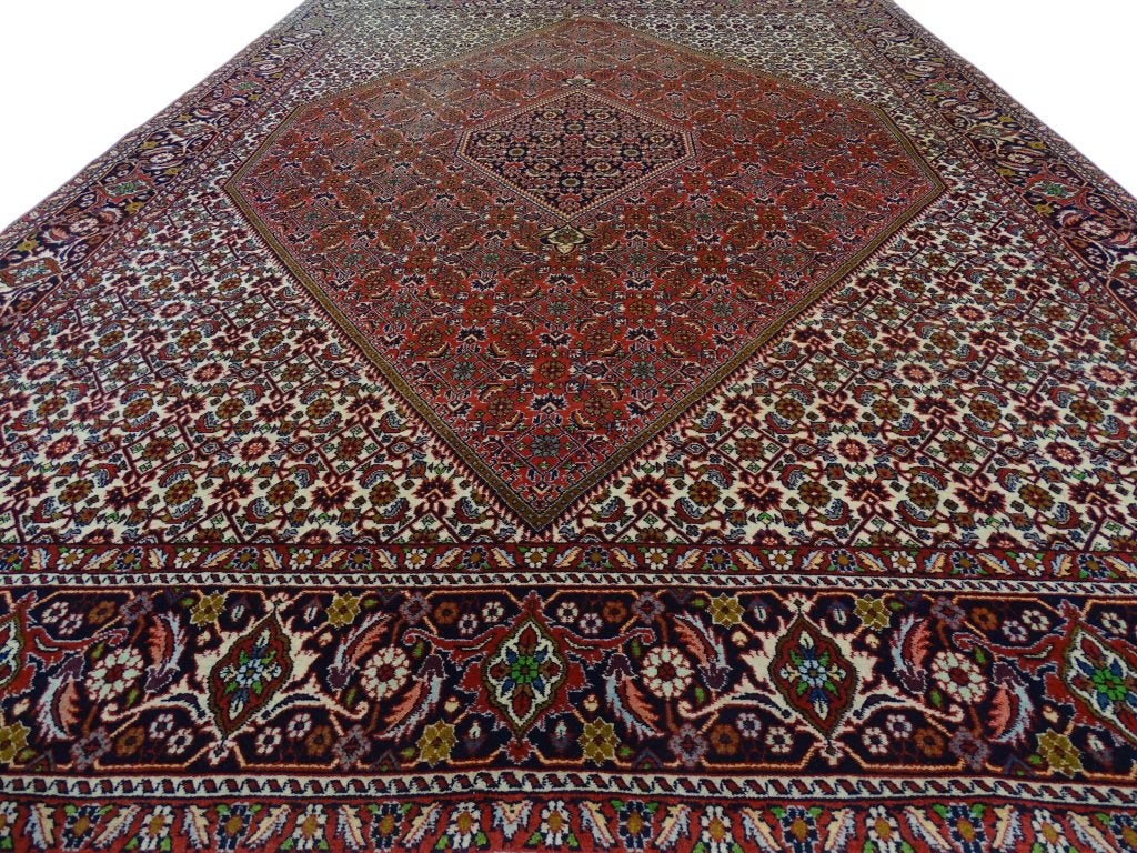 Perzisch tapijt - Bidjar - 295 x 205 cm - Handgeknoopt, Crème, -, -, 200 cm of meer