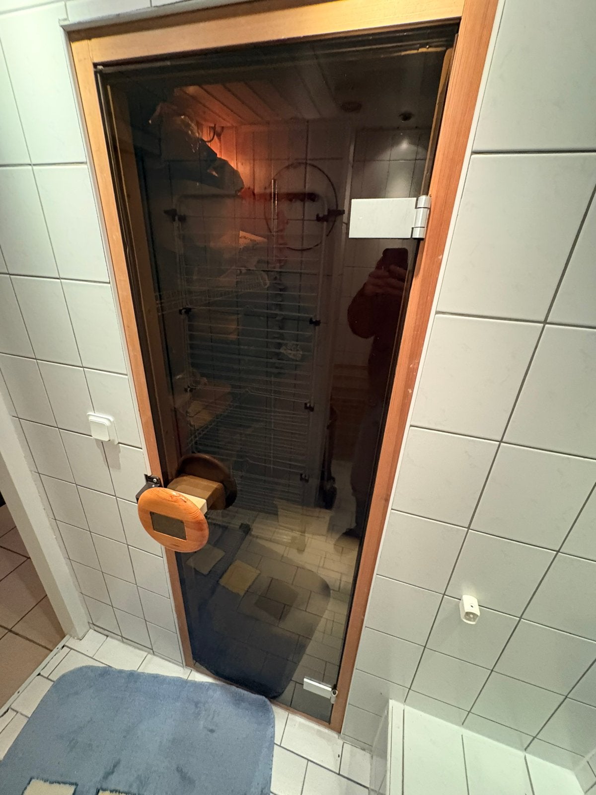Sauna deur, Ophalen, Zo goed als nieuw, Complete sauna