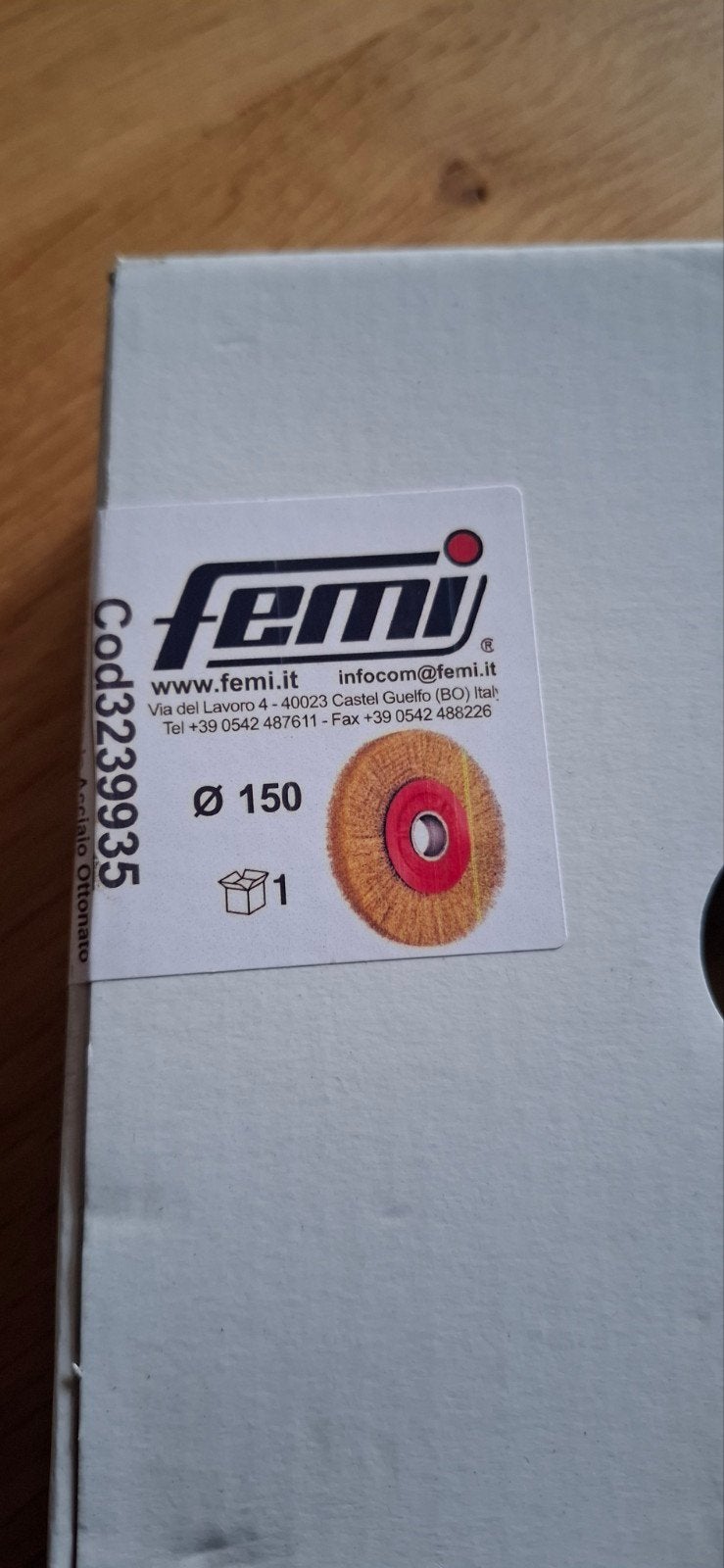 Femi Staalborstel Ø 150 mm - Nieuw in doos, Ophalen of Verzenden, Nieuw, Overige typen, Overige merken