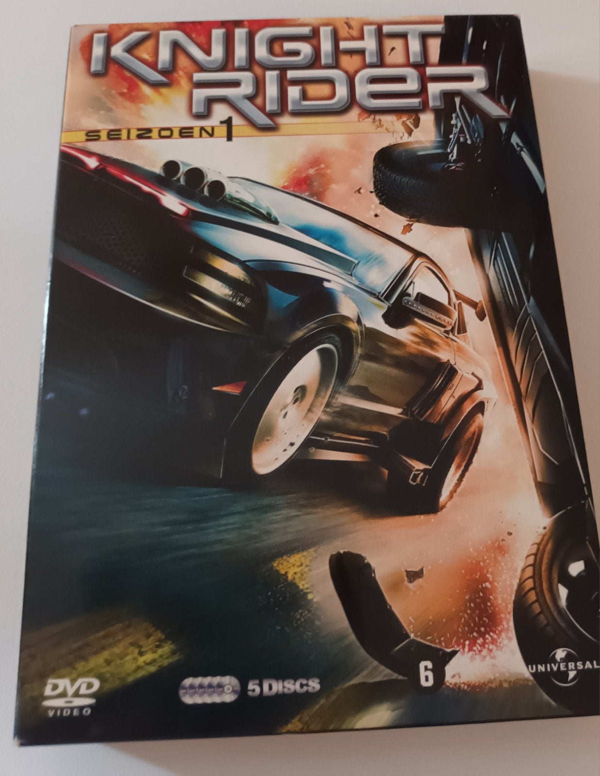 dvd box Knight Rider 2000 seizoen 1, Vanaf 12 jaar, Verzenden, Zo goed als nieuw, Actie en Avontuur