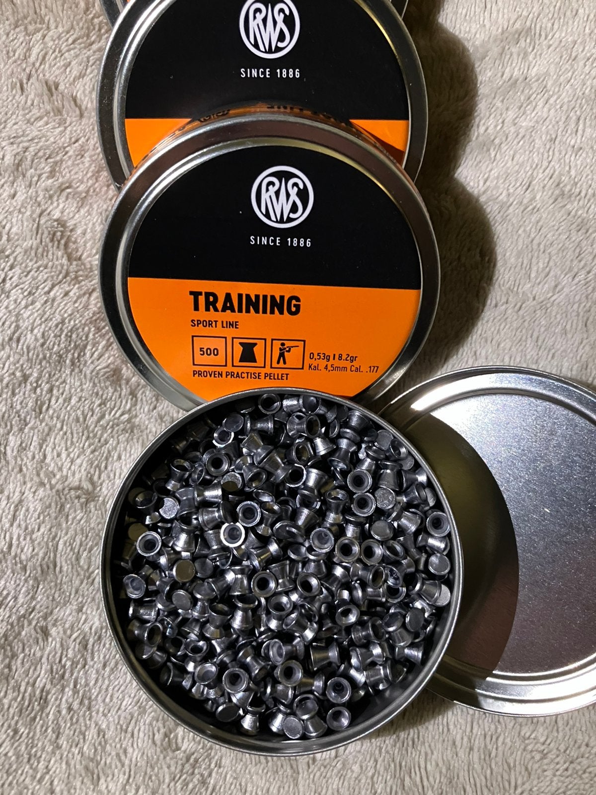 RWS Training diabolo 4.5mm, Ophalen of Verzenden, Nieuw