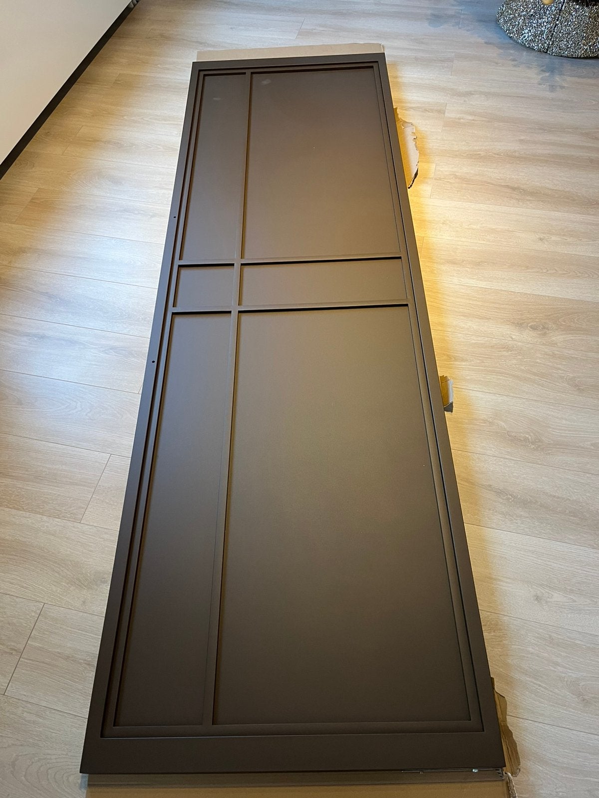 Bronze stalen taatsdeur, Doe-het-zelf en Verbouw, Ophalen, Nieuw, Binnendeur, 215 cm of meer