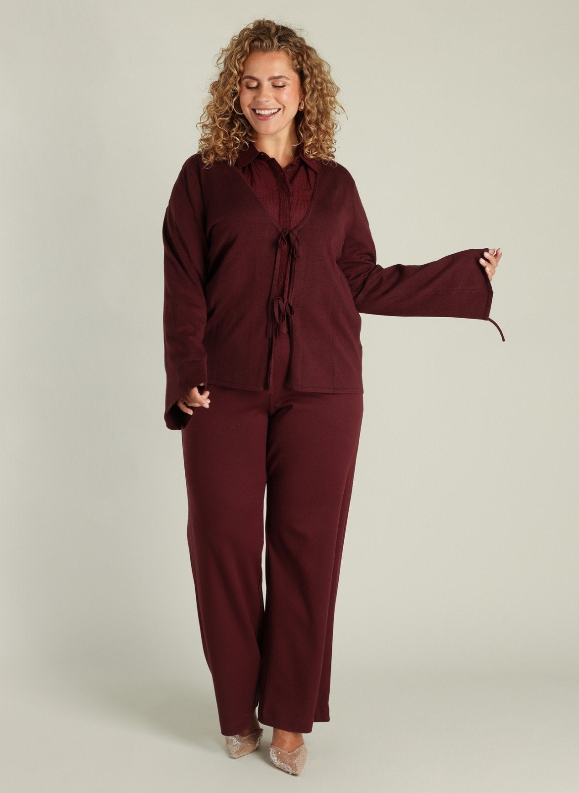 Wijnrood vest Gladys van Yest Curve Maat 50 (2), Kleding | Dames, Nieuw, Ophalen of Verzenden, Y, Y