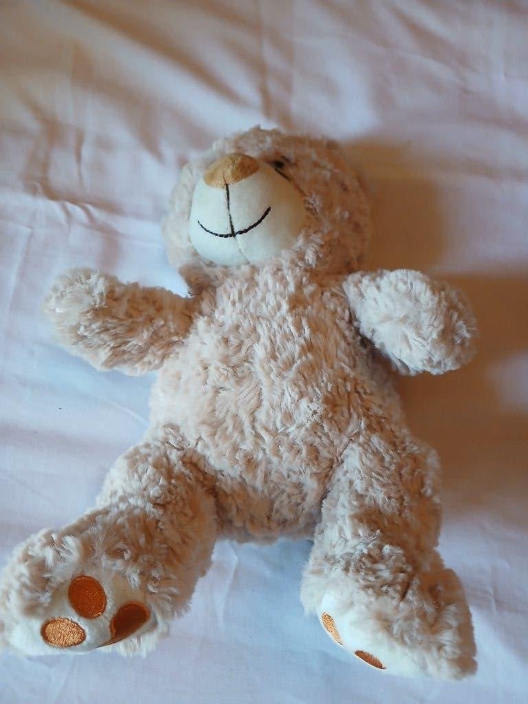 super zachte beige teddybeer van de Efteling 30 cm, Verzamelen, Efteling, Ophalen of Verzenden, Zo goed als nieuw, Beeldje of Poppetje