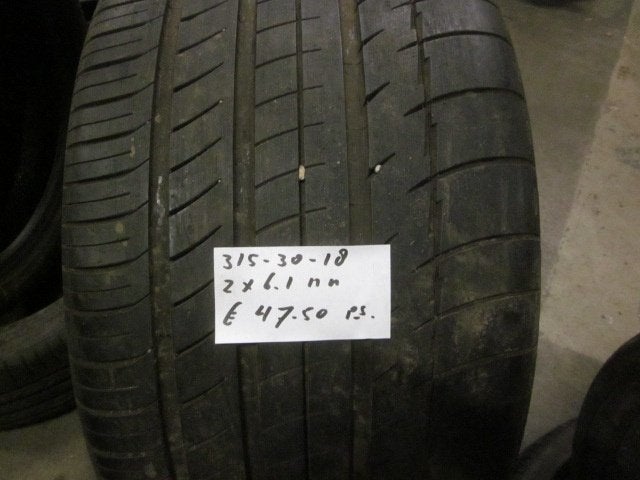 315 30 18 ZR Michelin Pilot Sport N4 zomerbanden, 18 inch, Gebruikt, Ophalen of Verzenden, Band(en)