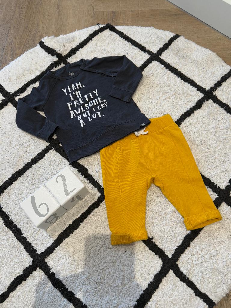 ZGAN Z8 & Baby Club newborn set longsleeve trui broek 62, Jongetje of Meisje, Z8, Ophalen of Verzenden, Zo goed als nieuw