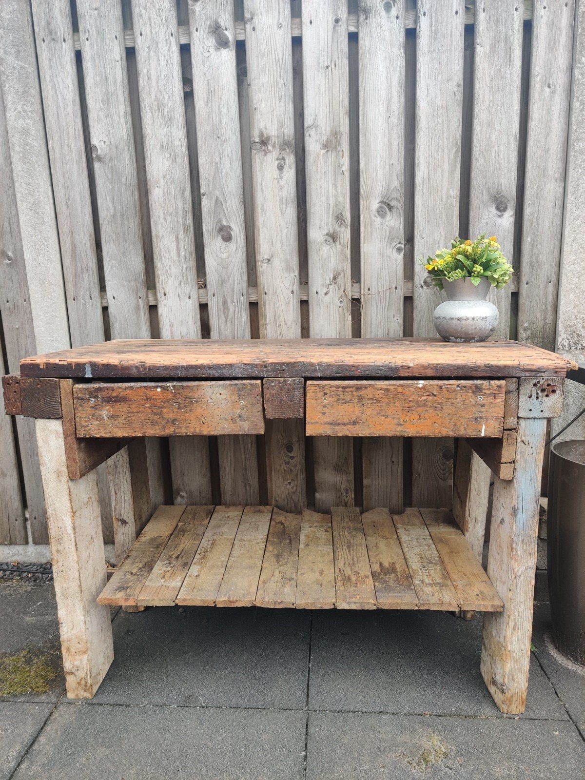 leuke boerentafel, Ophalen of Verzenden, Gebruikt, Minder dan 70 cm