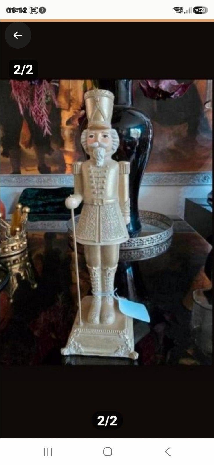 Prachtige decoratieve notenkraker soldaat, Ophalen of Verzenden, Nieuw