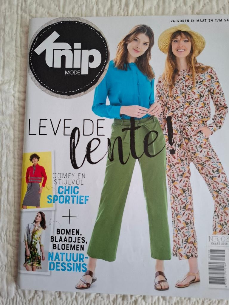 Knipmode maart 2018, Overige typen, Vrouw, Ophalen of Verzenden, Zo goed als nieuw