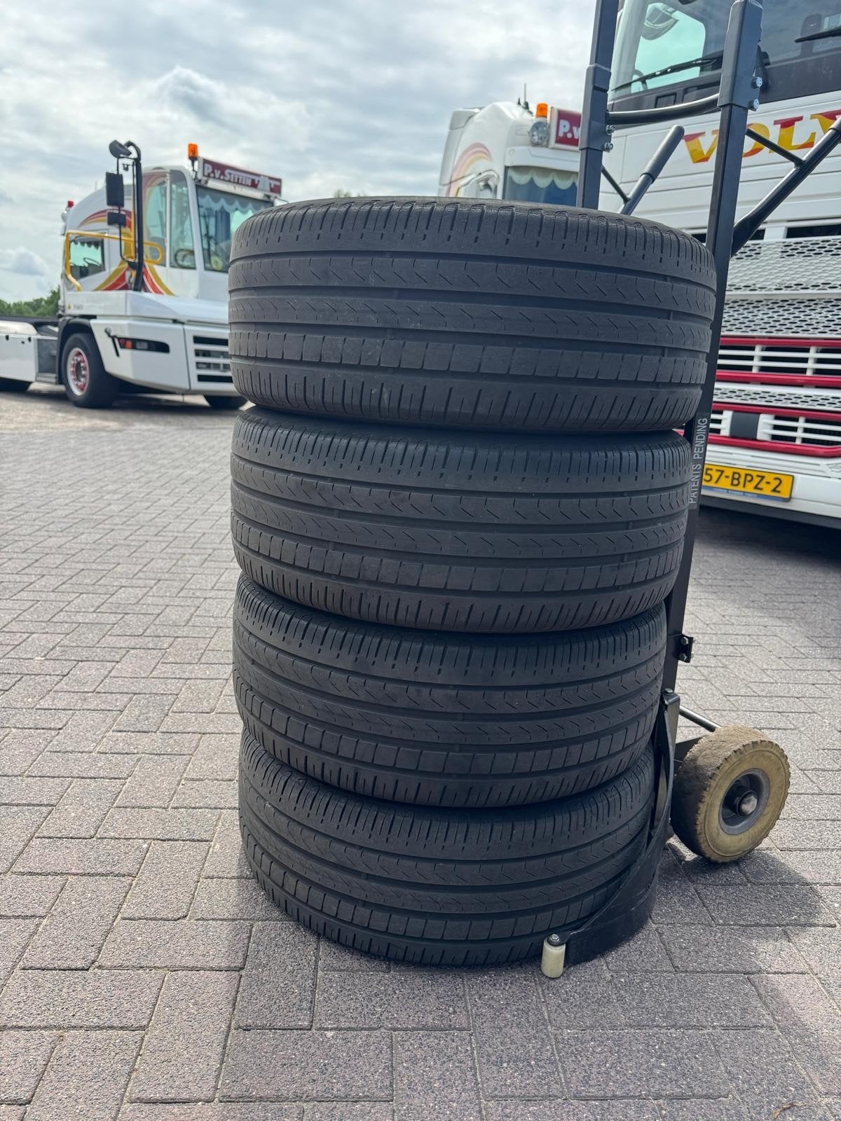 Set van 4 gebruikte zomerbanden pirelli  255/45 R20 101W, Ophalen, Gebruikt, 255 mm, Band(en)