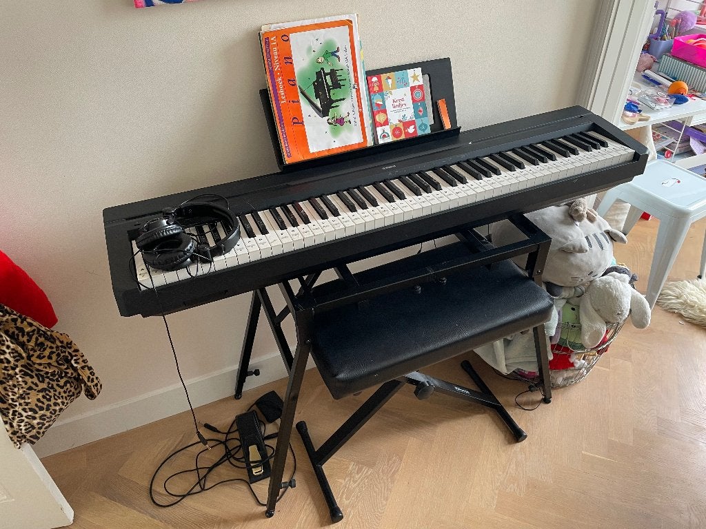 Yamaha P-45 digitale piano, Ophalen, Gebruikt, Zwart, Digitaal