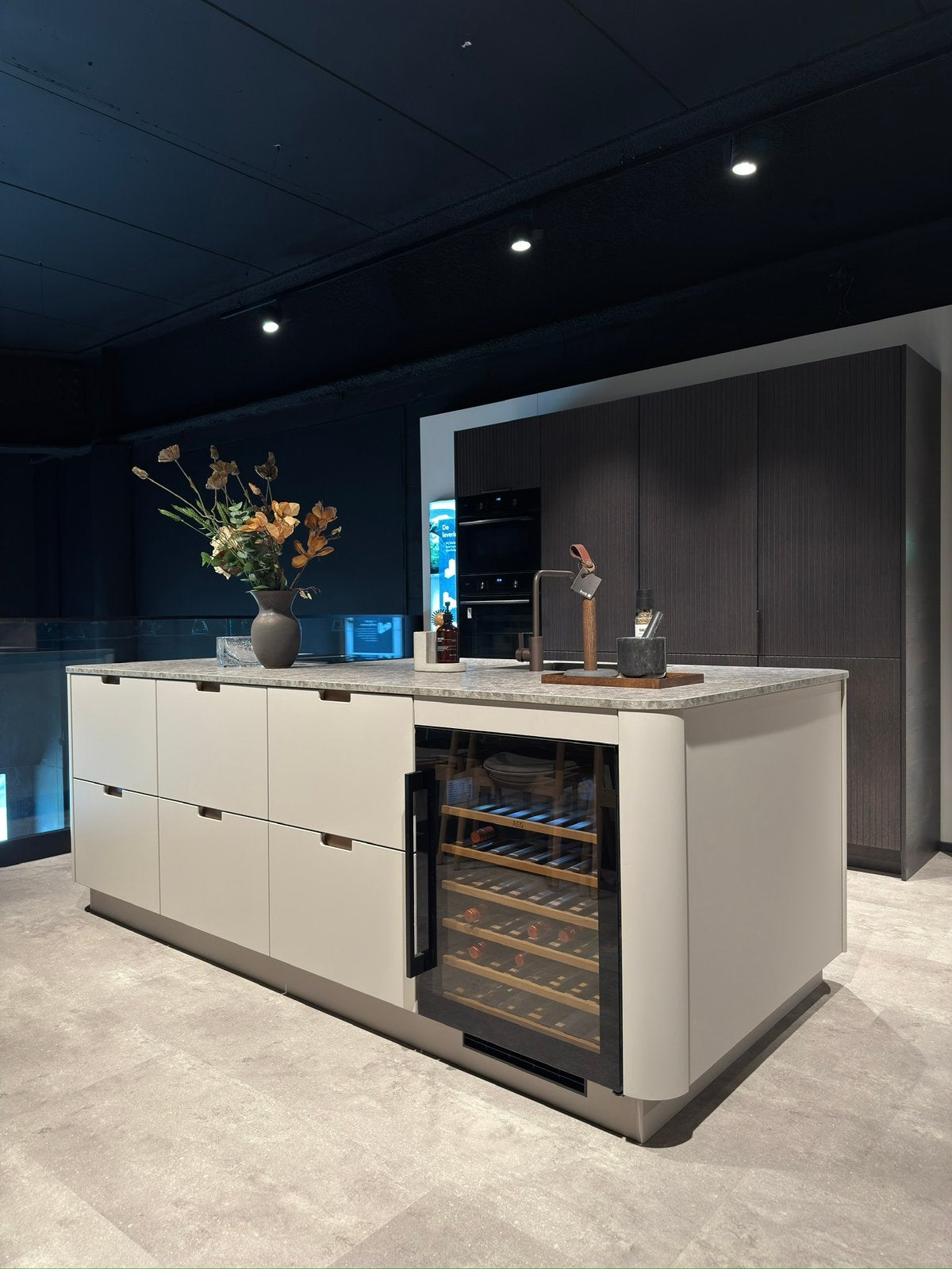 Complete Showroom keukeneiland  voor totaal 16.000,-, Ophalen, Overige kleuren, Overige typen, Nieuw
