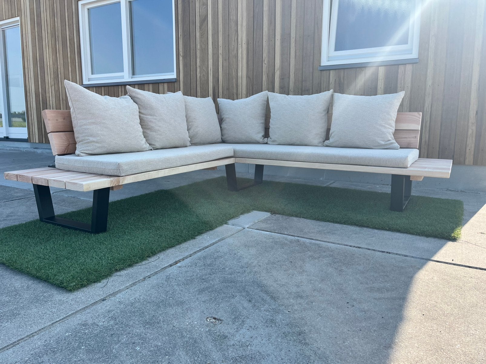NIEUW! Douglas Loungeset Lounge Hoekbank Stalen onderstel, Nieuw, Ophalen of Verzenden, Loungeset, Bank