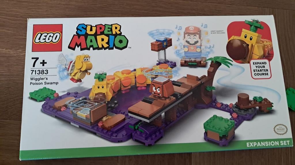 LEGO Mario "Wiggler's Poison Swamp" Extension set 71383, Overige thema's, Lego, Ophalen of Verzenden, Zo goed als nieuw