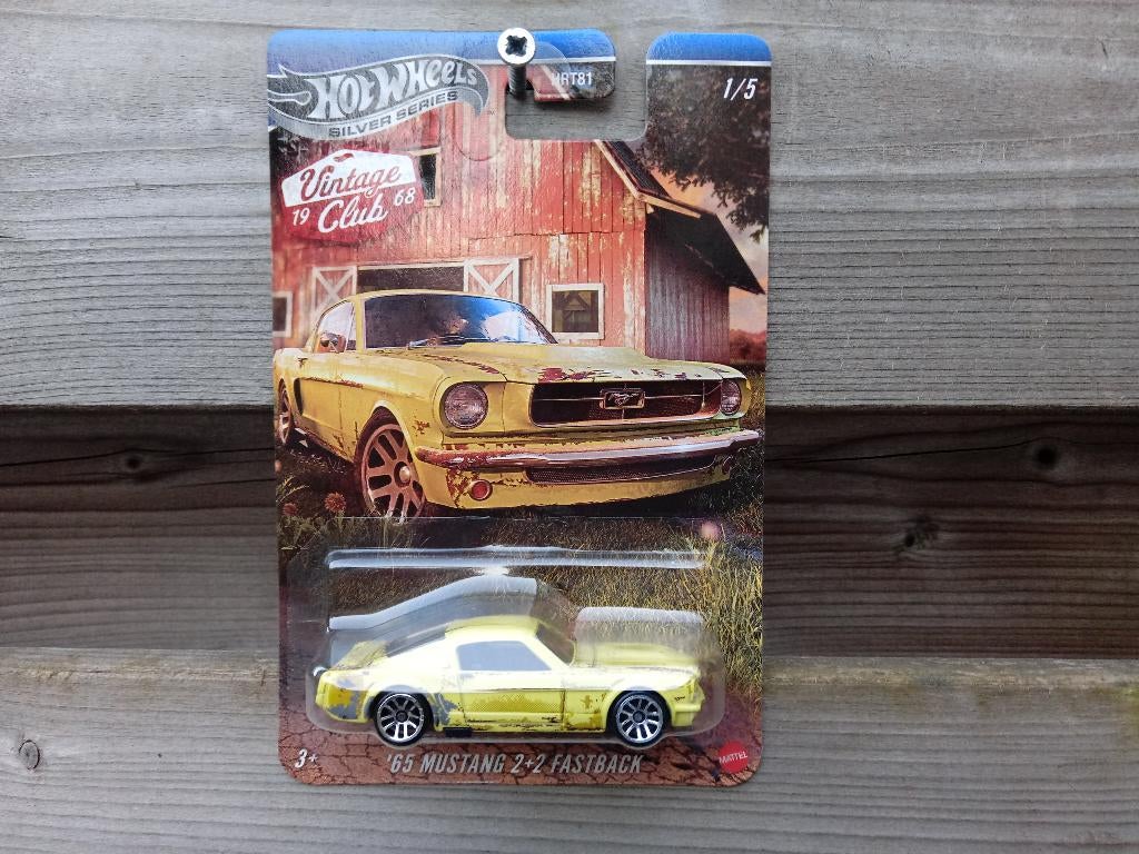 Ford Mustang 2+2 Fastback '65 Hotwheels Vintage Club, Ophalen, Nieuw, Auto