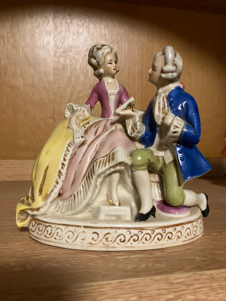 Mooie antieke porseleinen beeldjes, Antiek en Kunst, Ophalen of Verzenden