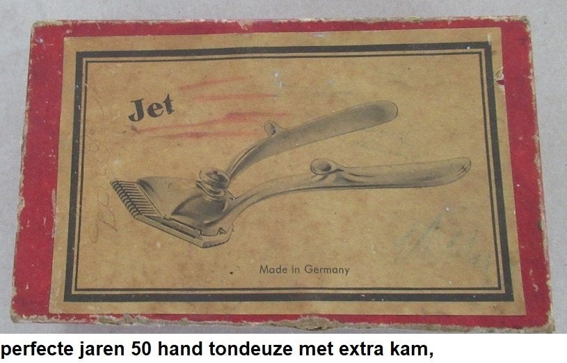 oude jaren 50 Duitse hand tondeuse., Ophalen of Verzenden, Zo goed als nieuw