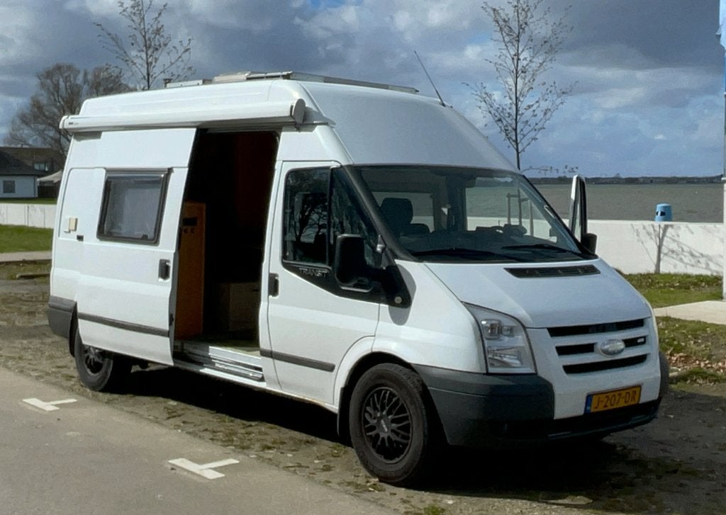 Ford Transit Buscamper 2008 - Airco - Supernet interieur!, Caravans en Kamperen, Campers, Chemisch toilet, Buscamper of Camperbus