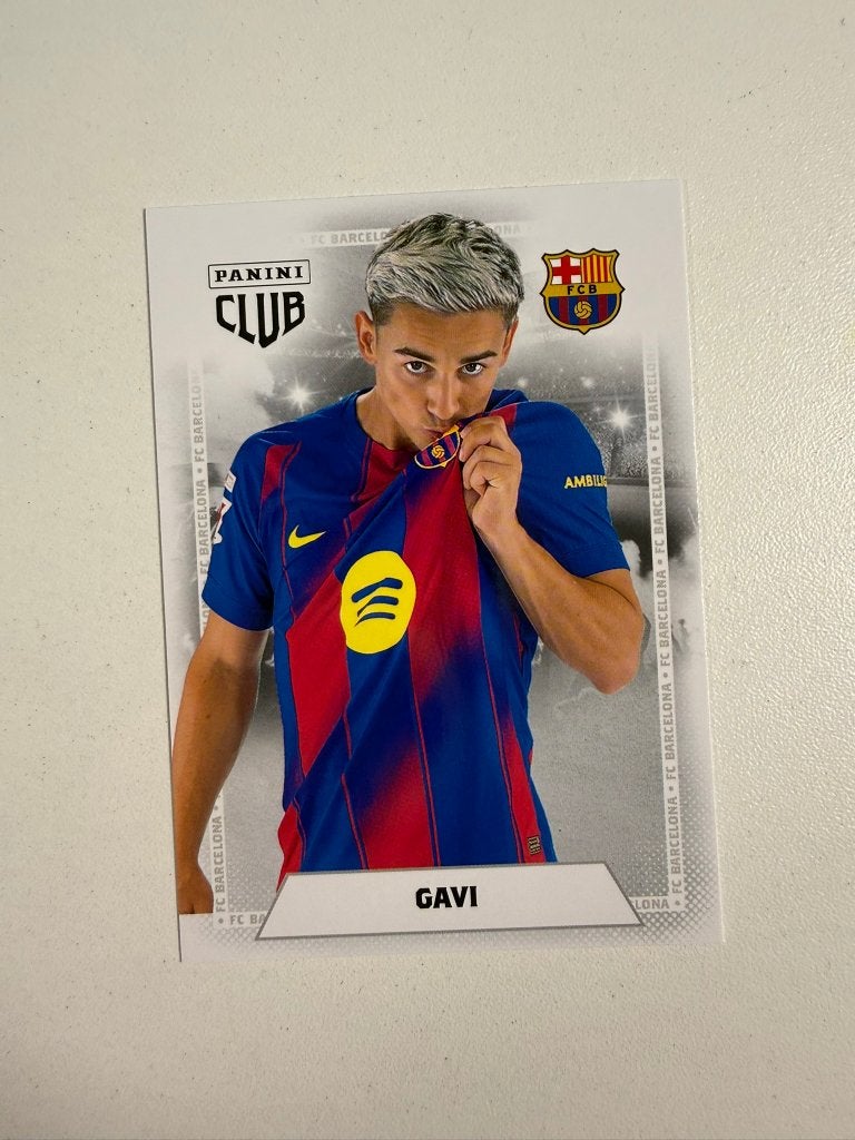 22 Gavi Panini Club FC Barcelona 2025-26, Ophalen of Verzenden, Nieuw, Buitenlandse clubs, Poster, Plaatje of Sticker