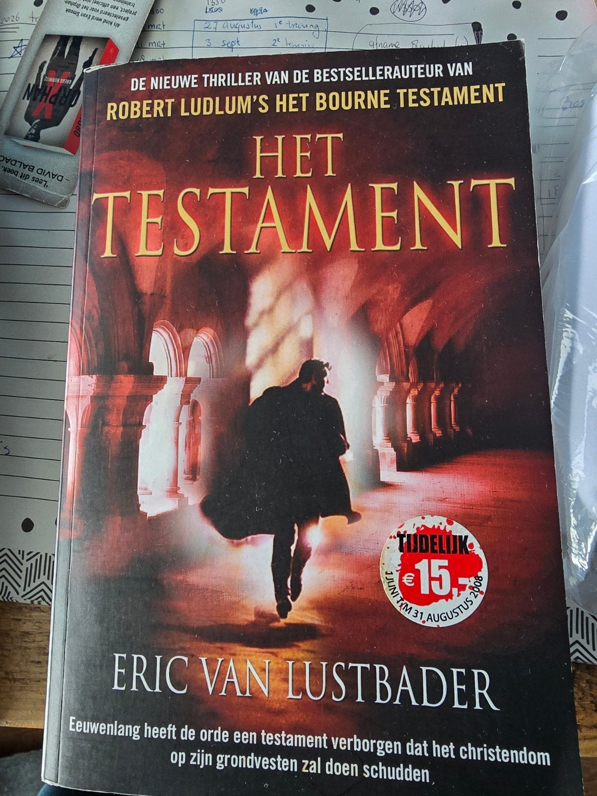 Het Testament - Eric Van Lustbader (Thriller), Boeken, Ophalen, Gelezen, Eric Van Lustbader