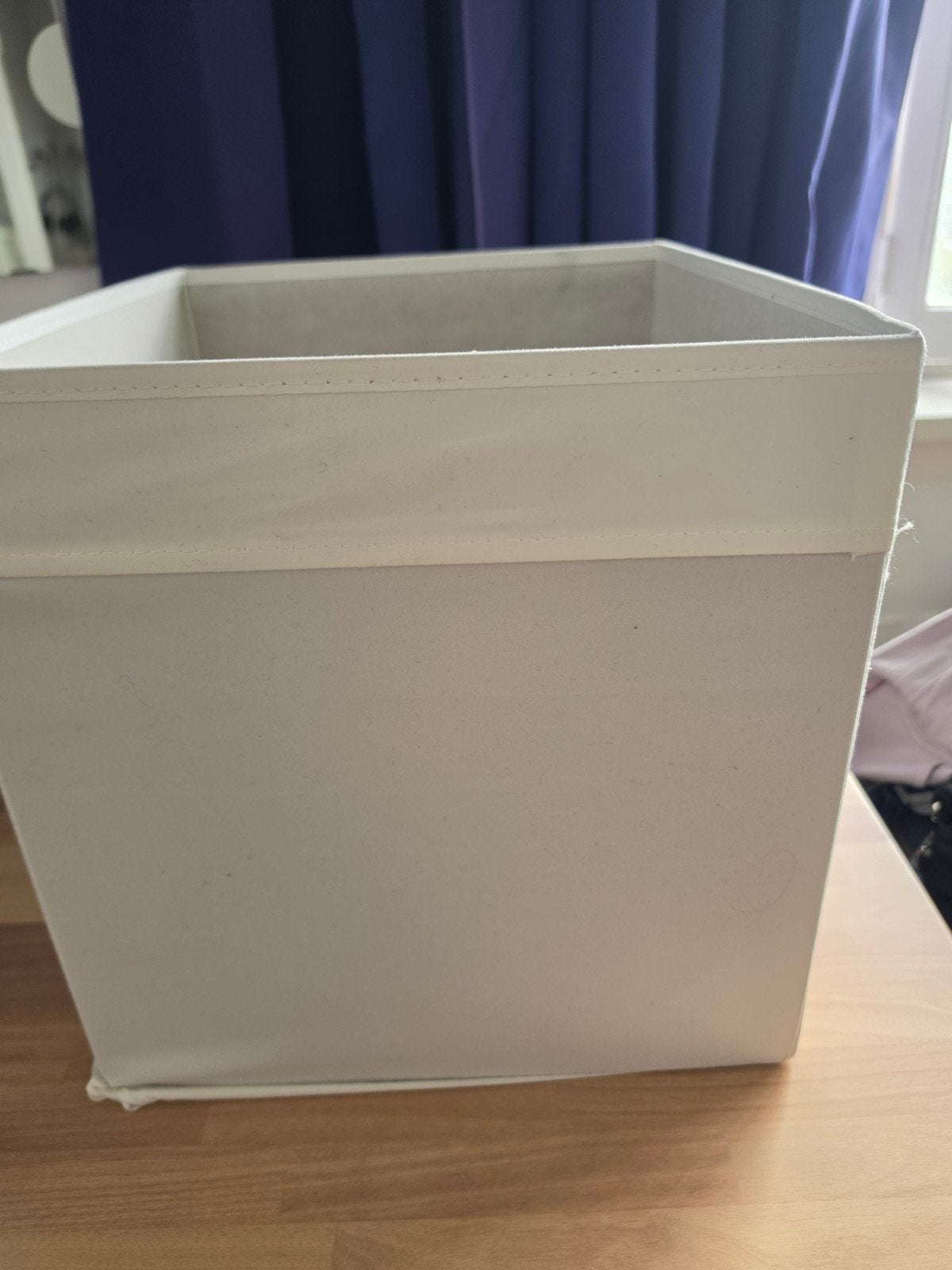 2x IKEA stoffen opbergdozen wit, Ophalen, Gebruikt, Wit, Textiel