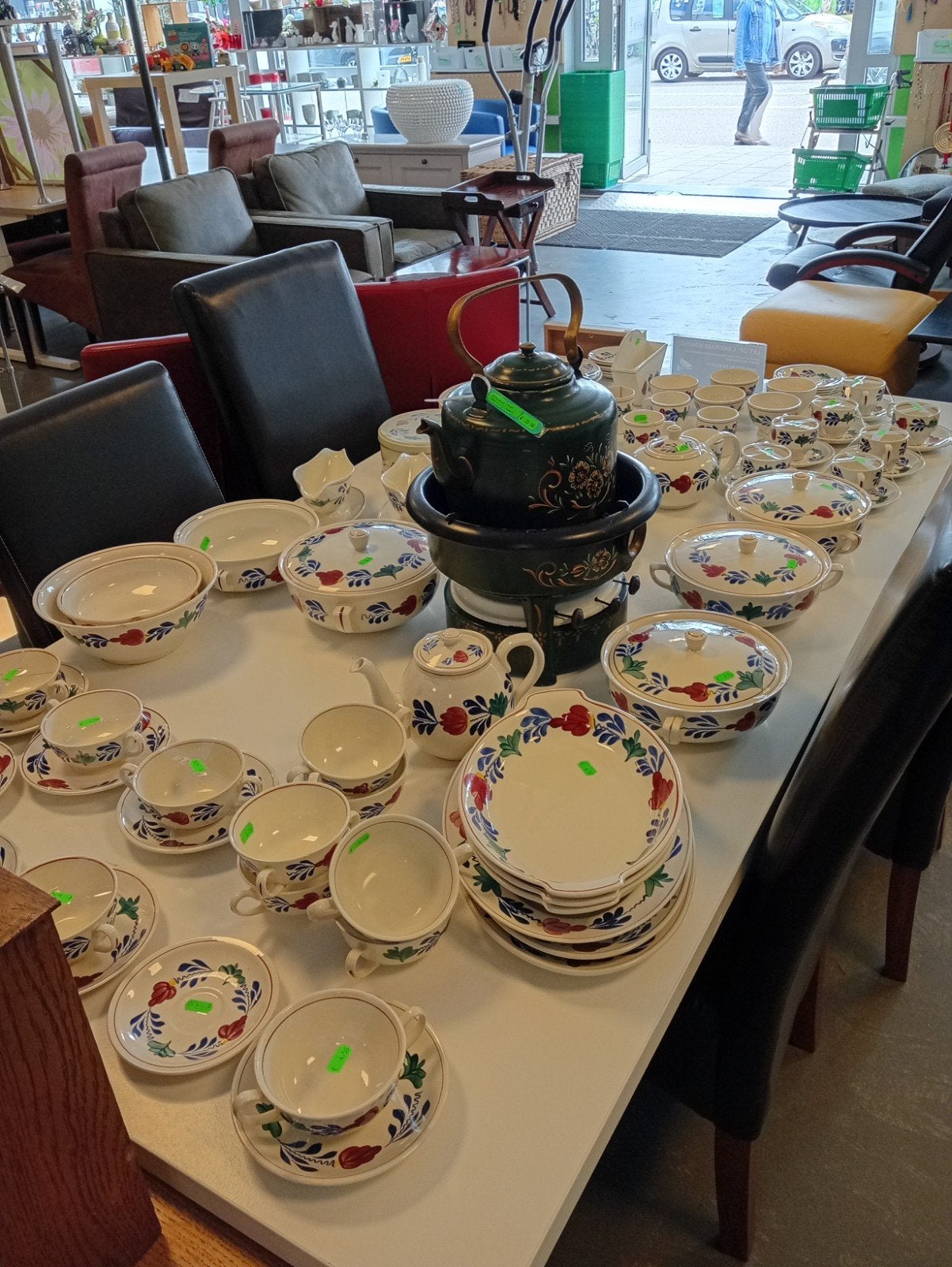 Collectie Boerenbont, porselein, keramiek, Antiek en Kunst, Antiek | Servies compleet, Ophalen