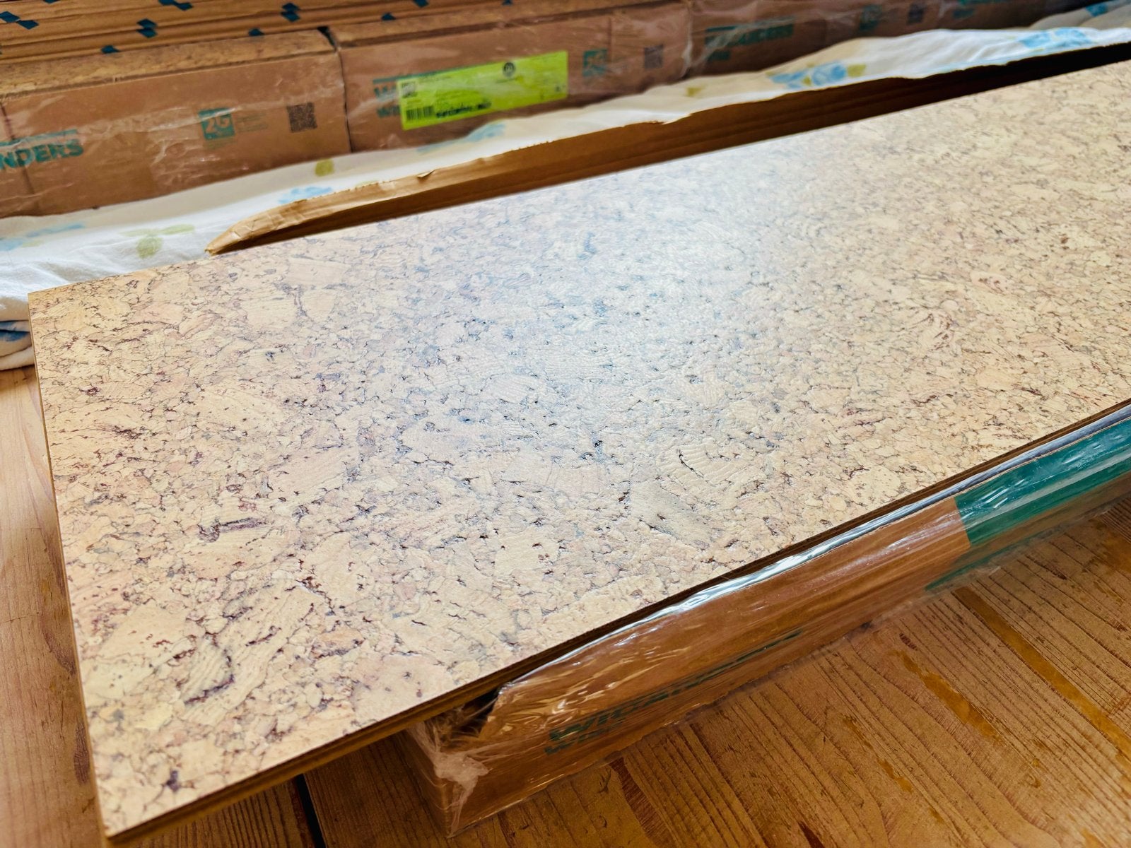 10m2 Wicanders Cork Go Ambition Kurk Laminaat 10m2, Ophalen, Bruin, Nieuw, 5 tot 10 m²