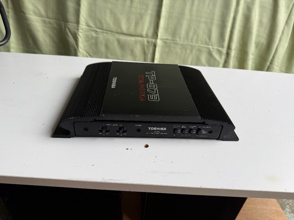 Toshiba TP-873 vintage autoversterker + subwoofer –car audio, Ophalen