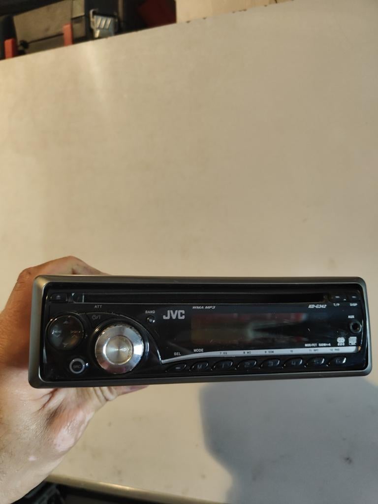 JVC KD-G342 Autoradio met AUX-ingang, Ophalen of Verzenden, Gebruikt