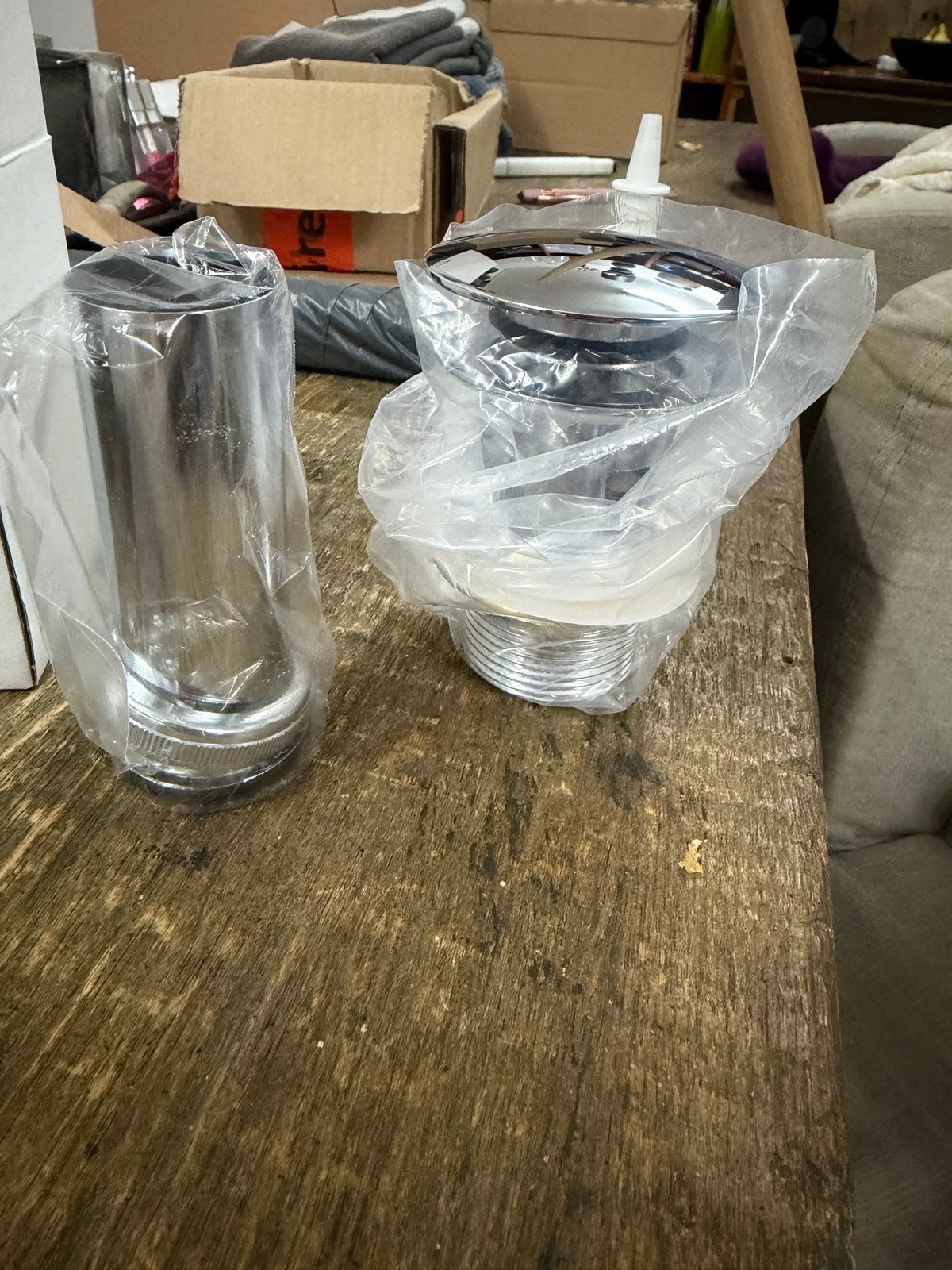 Afvoerplug click chroom voor wastafel, Ophalen of Verzenden, Nieuw, Chroom, Wastafel
