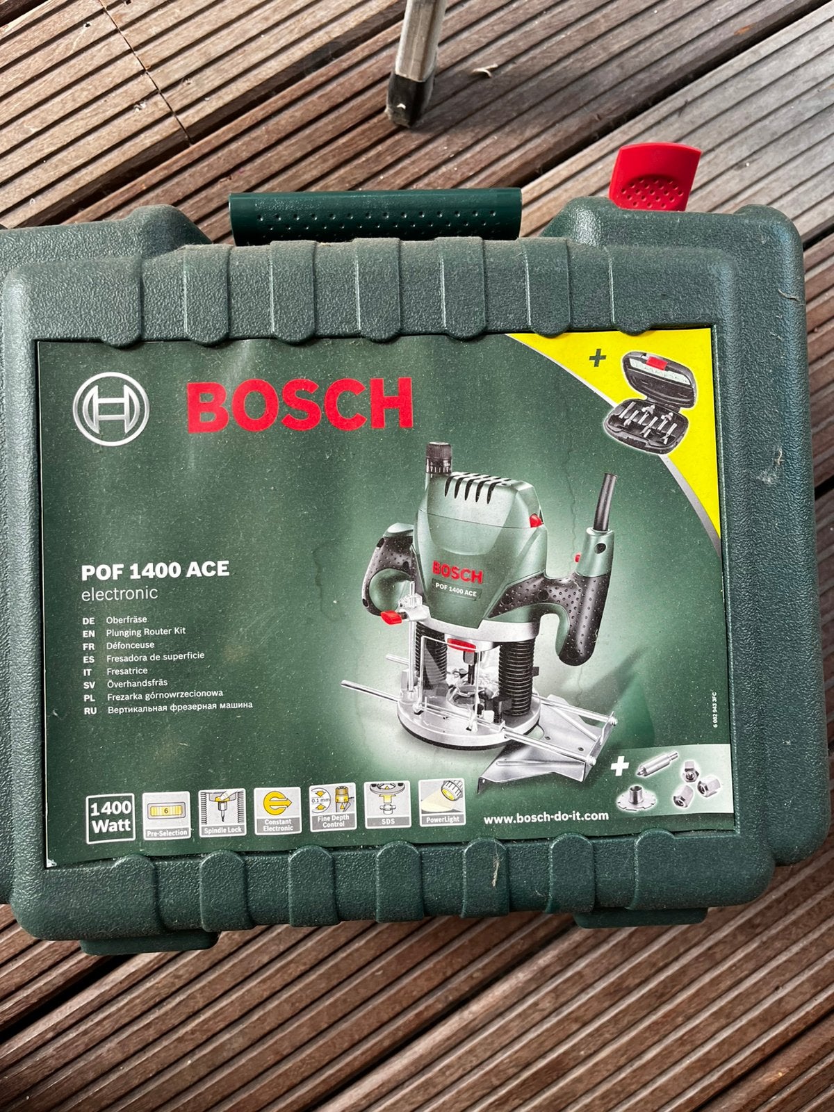 Freesmachine Bosch nieuw!, Ophalen of Verzenden, Nieuw, Elektrisch, Bovenfrees