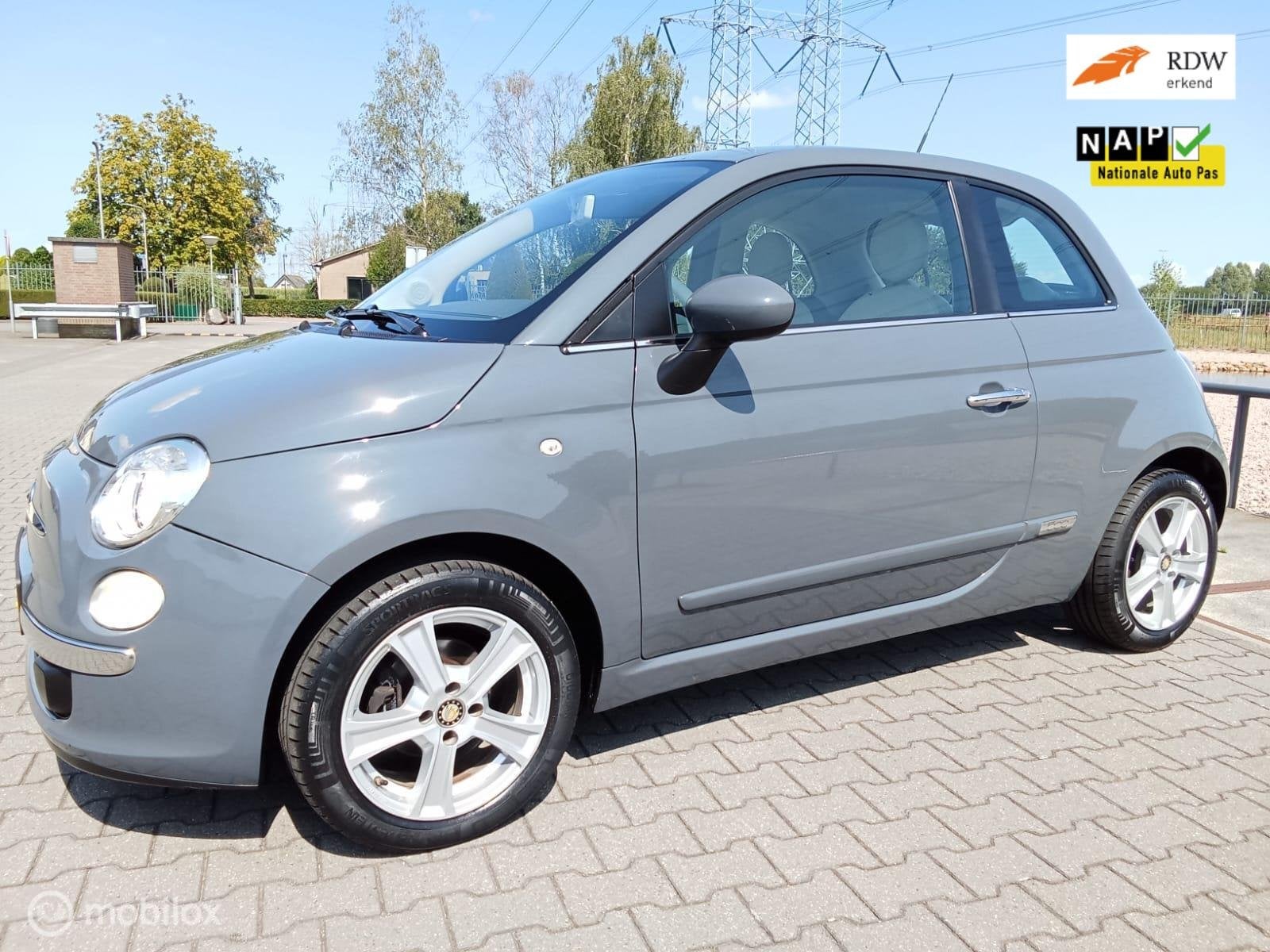 Fiat 500 1.2 Pop/automaat/airco/apk/, Auto's, Fiat, Euro 5, Stof, Gebruikt, 1242 cc