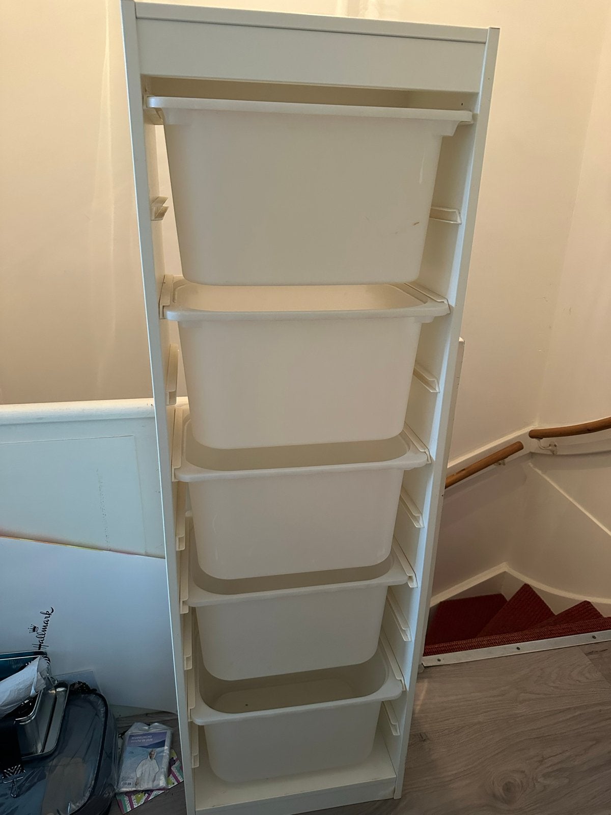 Ikea Trofast opbergmeubel met 5 opbergbakken, Ophalen, Gebruikt, 5 laden of meer, 200 cm of meer