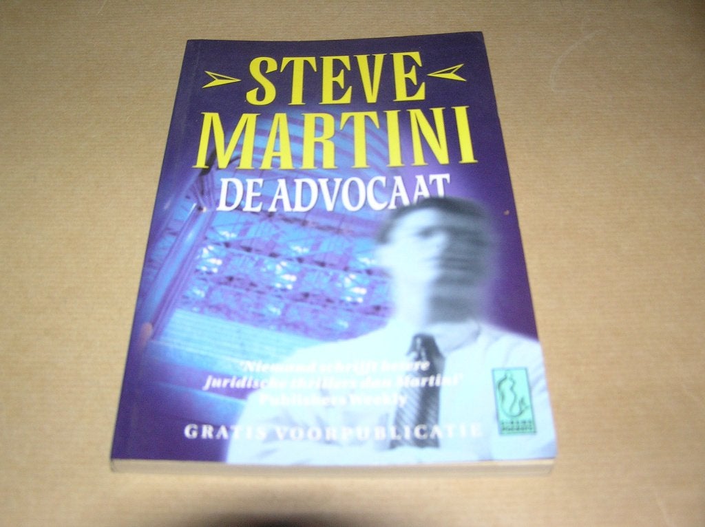 De Advocaat- Steve Martini, Boeken, Detectives, Zo goed als nieuw, Ophalen of Verzenden