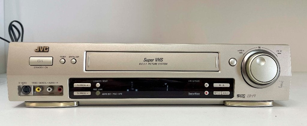 JVC CHR-S7500E hoogwaardige Super VHS-videorecorder, Jvc, N, N, Ophalen of Verzenden