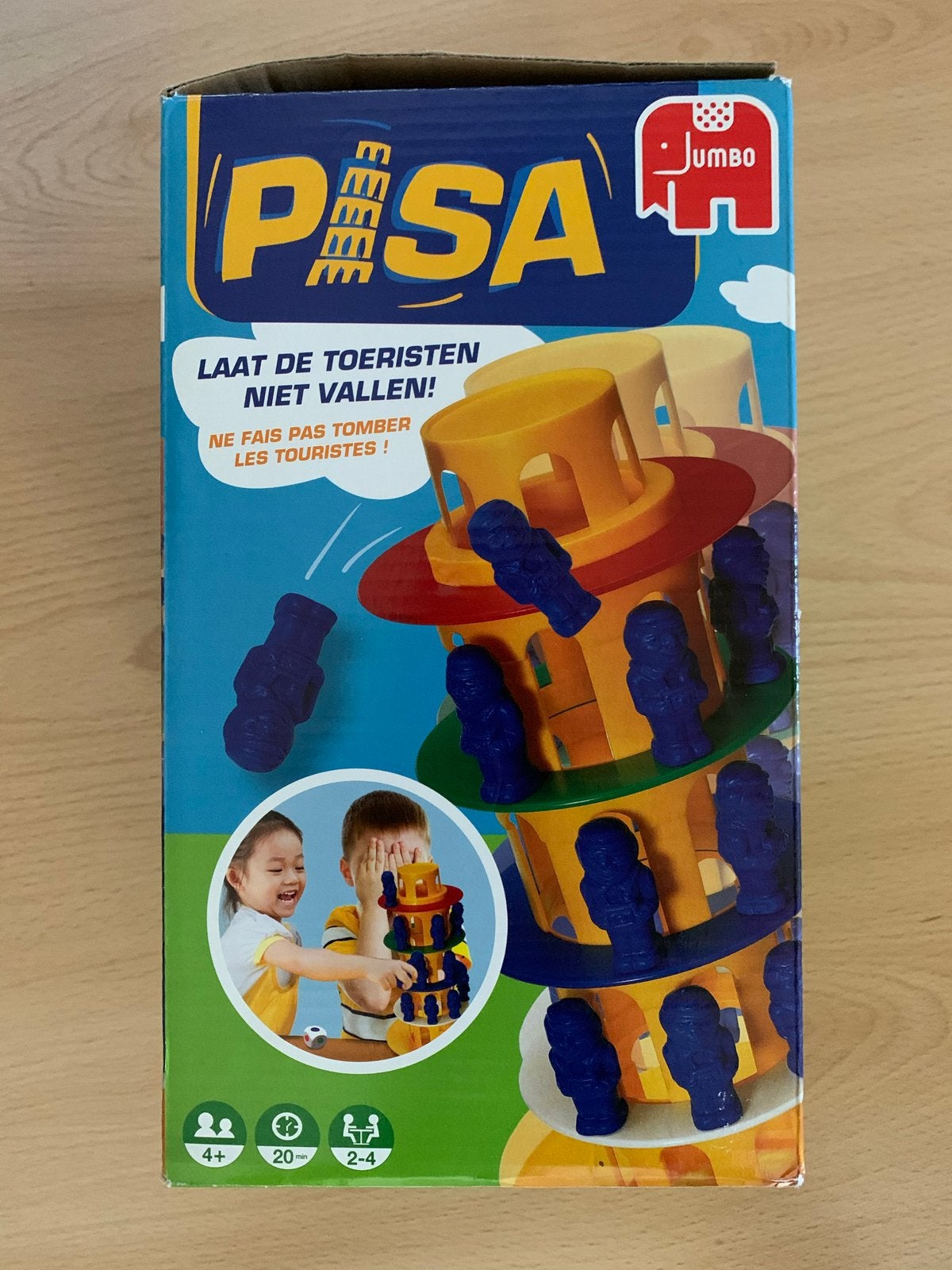 Jumbo TOREN VAN PISA: Laat de Toeristen Niet Vallen!, Drie of vier spelers, Ophalen of Verzenden, Zo goed als nieuw