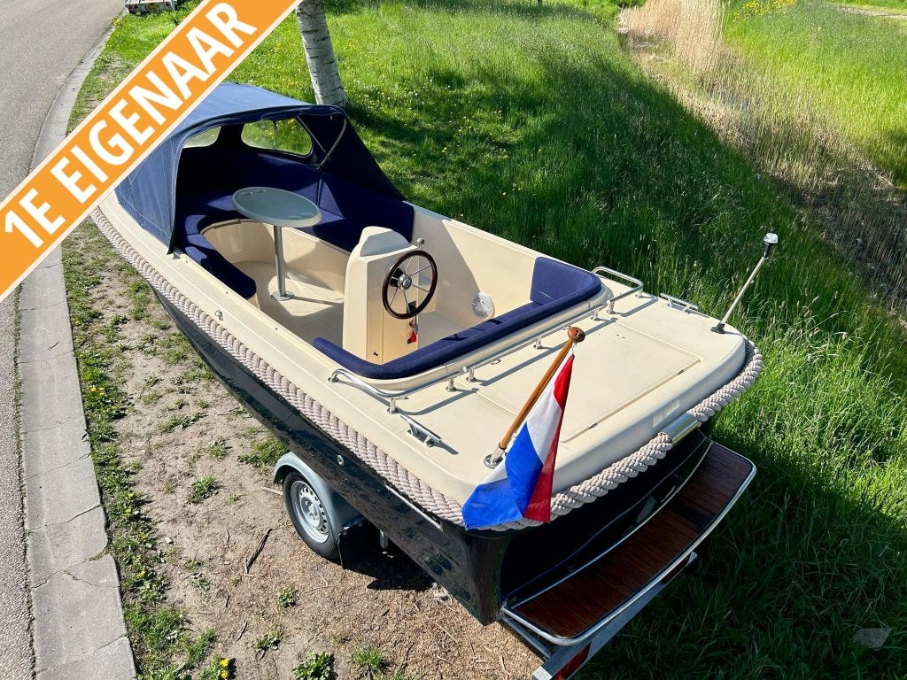 Lago Amore 530 Tender met 9.9 pk Suzuki vol opties!, Tender, Gebruikt, Zonnedek, Lago Amore