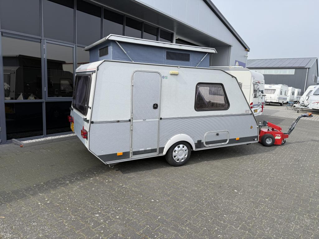 Kip Kompakt 37 KK Langslaper + Zit 596 KG leeg Tent + Luifel, Caravans en Kamperen, Caravans, Schokbreker, Kip, Overige typen
