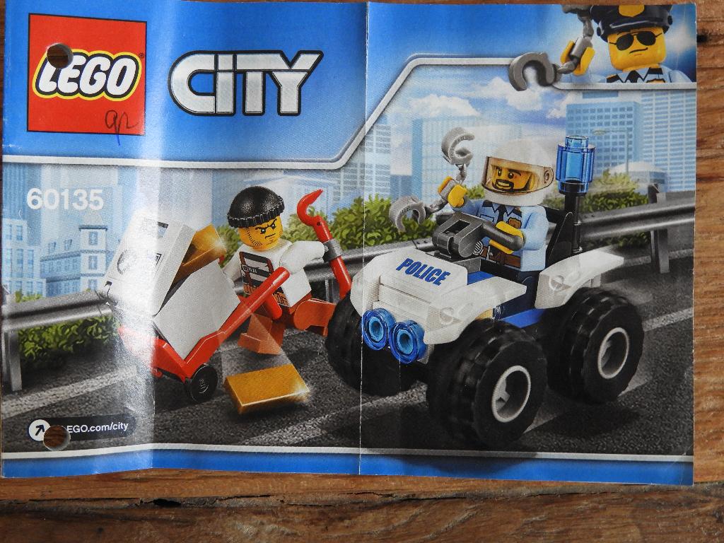 Lego 60135 ATV Arrest, Compleet, Lego, Ophalen of Verzenden, Complete set