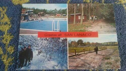 kaart groeten uit san lanaco - Lanaken - Belgie, Ophalen of Verzenden, 1980 tot heden, Gelopen, Limburg