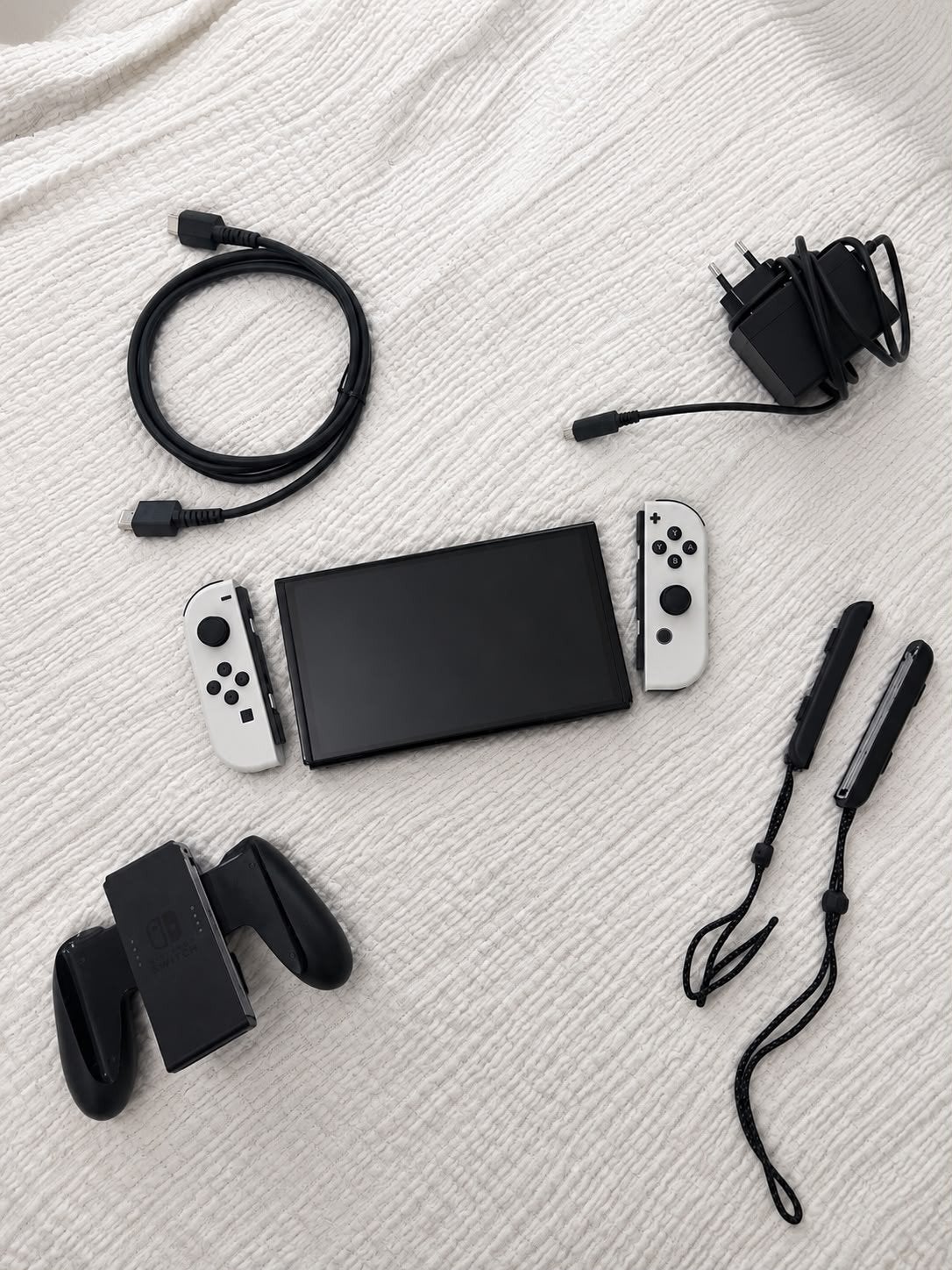 Nintendo Switch OLED met alle toebehoren, Ophalen of Verzenden, Zo goed als nieuw, Met 1 controller, Switch OLED