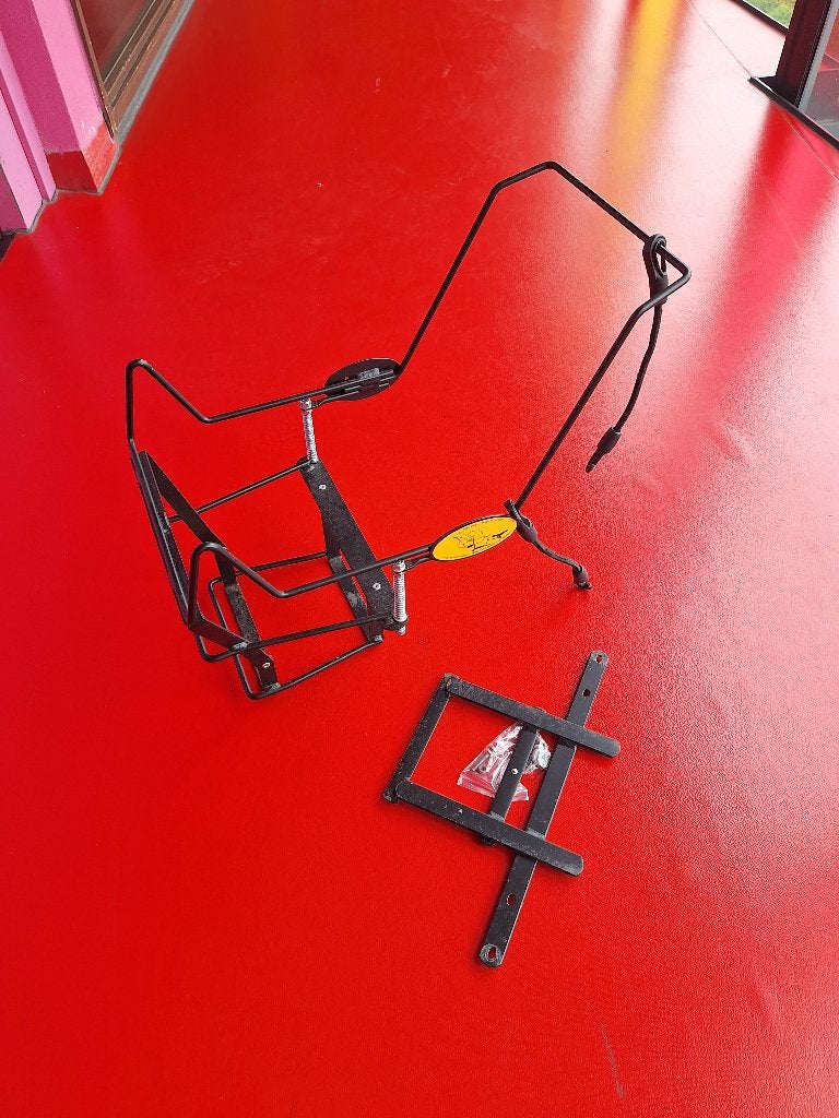 Babboe bakfiets Maxi cosi drager Steco, Ophalen, Gebruikt, 0 t/m 18 kg, Voorzitje