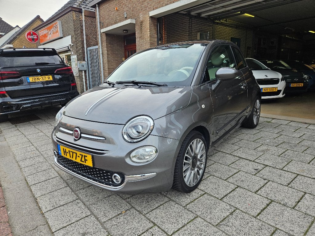 Fiat 500 1.2  Popstar 2016 Grijs, Voorwielaandrijving, 1242 cc, 4 cilinders, 840 kg